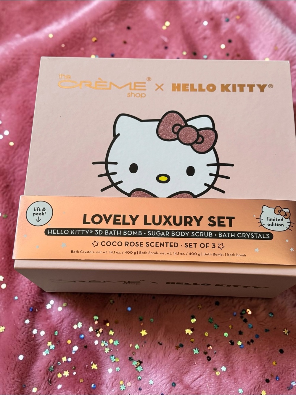 The Crème Shop x Hello Kitty Lovely Luxury Set LIMITED EDITION NIB
